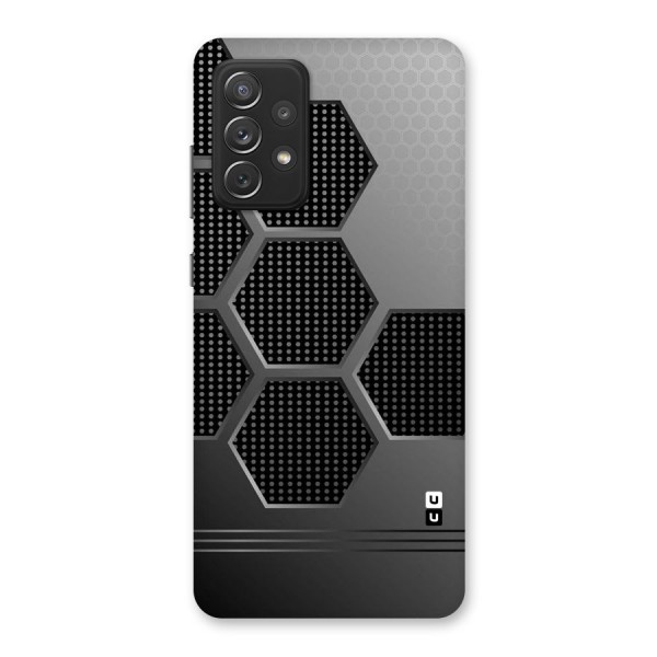 Grey Black Hexa Back Case for Galaxy A72