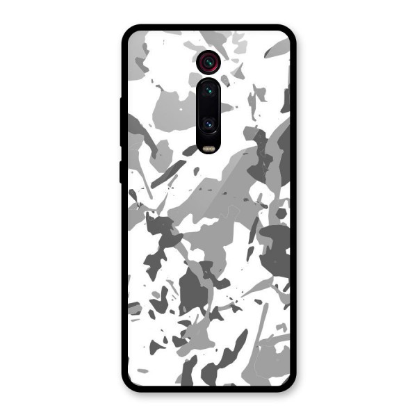 Grey Camouflage Army Glass Back Case for Redmi K20