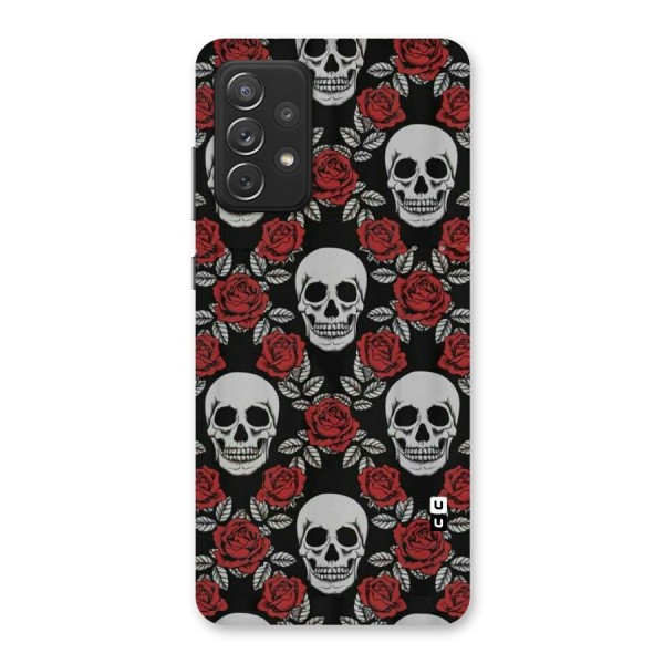 Grey Skulls Back Case for Galaxy A72