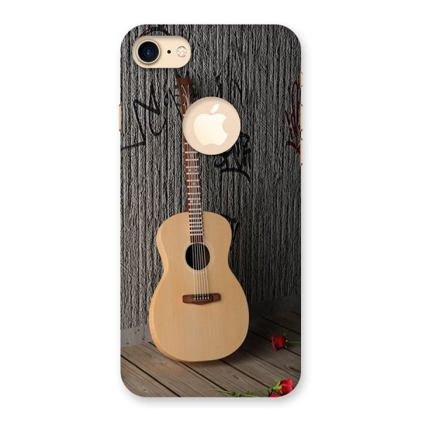 Guitar Classic Back Case for iPhone 8 Logo Cut