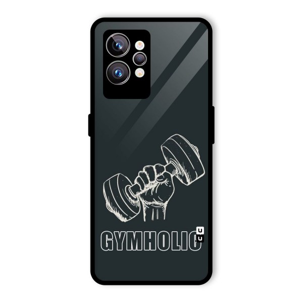 Gymholic Design Glass Back Case for Realme GT2 Pro