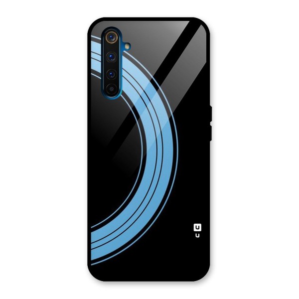 Half Circles Glass Back Case for Realme 6 Pro