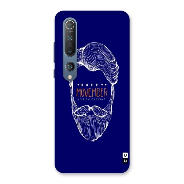 Happy Movember Blue Back Case for Mi 10