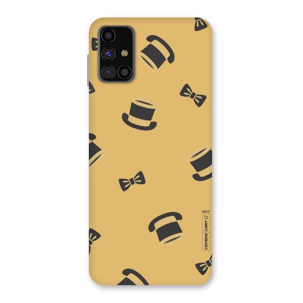 Hat and Bow Tie Back Case for Galaxy M31s