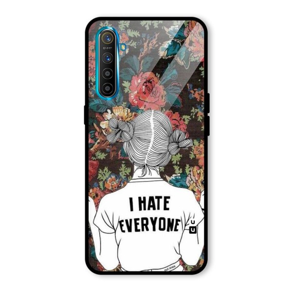 Hate Everyone Glass Back Case for Realme XT