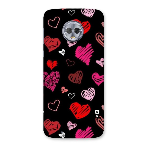 Hearts Art Pattern Back Case for Moto G6