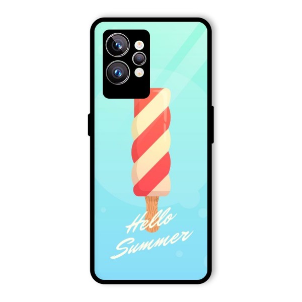 Hello Summer Glass Back Case for Realme GT2 Pro