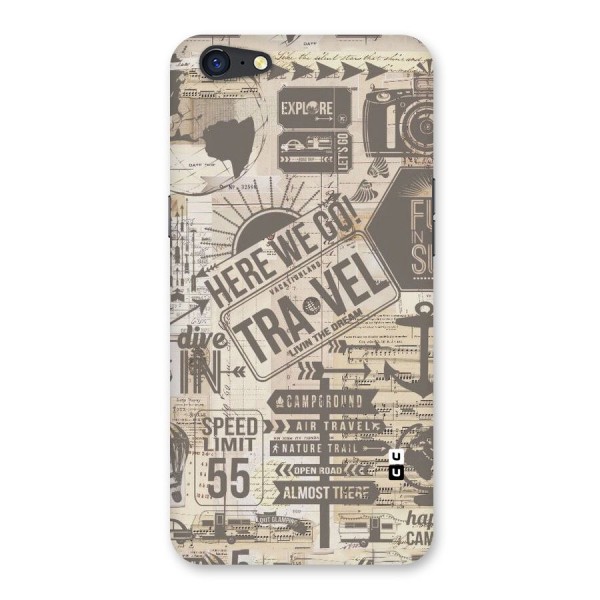 Here We Travel Back Case for Oppo A71