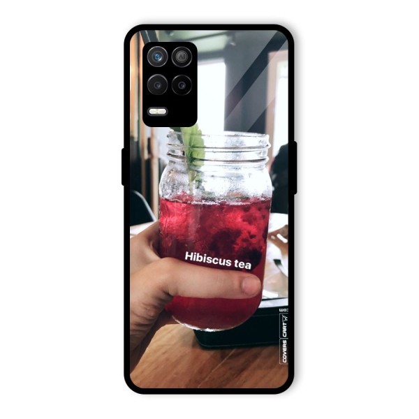 Hibiscus Tea Glass Back Case for Realme 9 5G