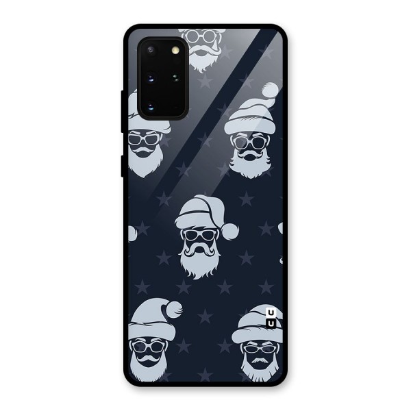 Hipster Santa Glass Back Case for Galaxy S20 Plus