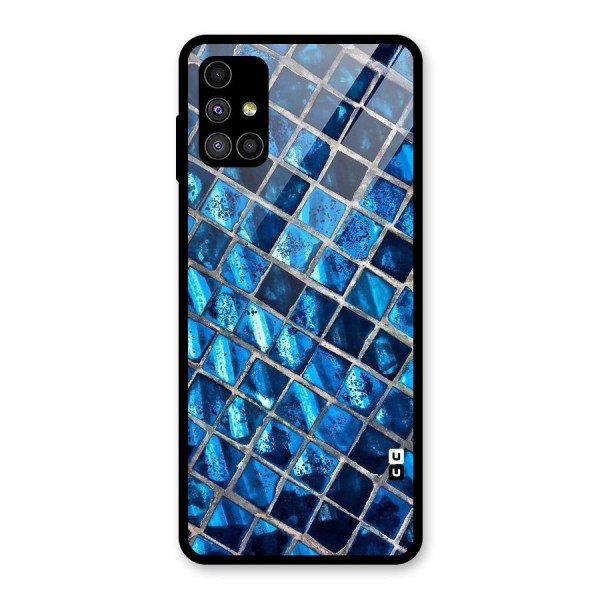 Home Tiles Design Glass Back Case for Galaxy M51