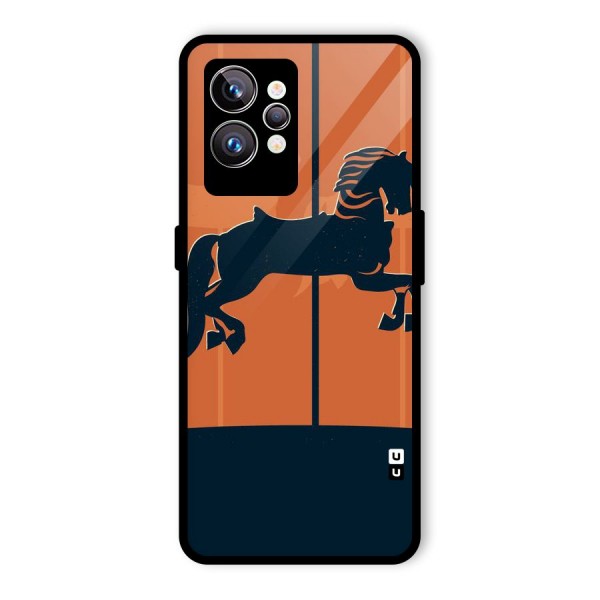 Horse Glass Back Case for Realme GT2 Pro