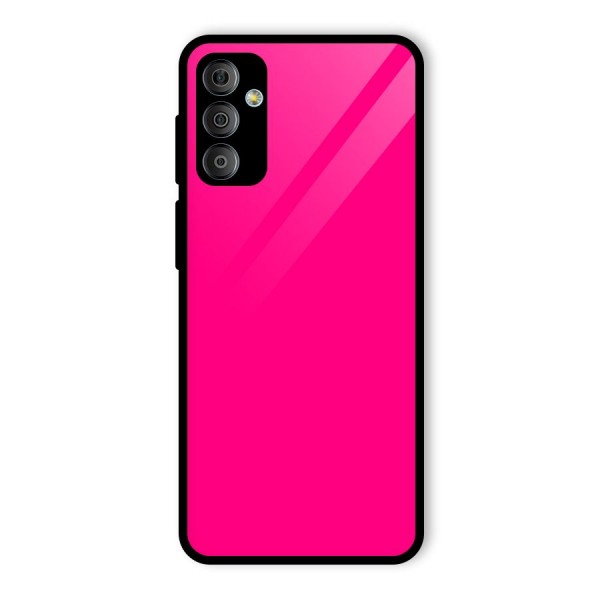 Hot Pink Glass Back Case for Galaxy F23