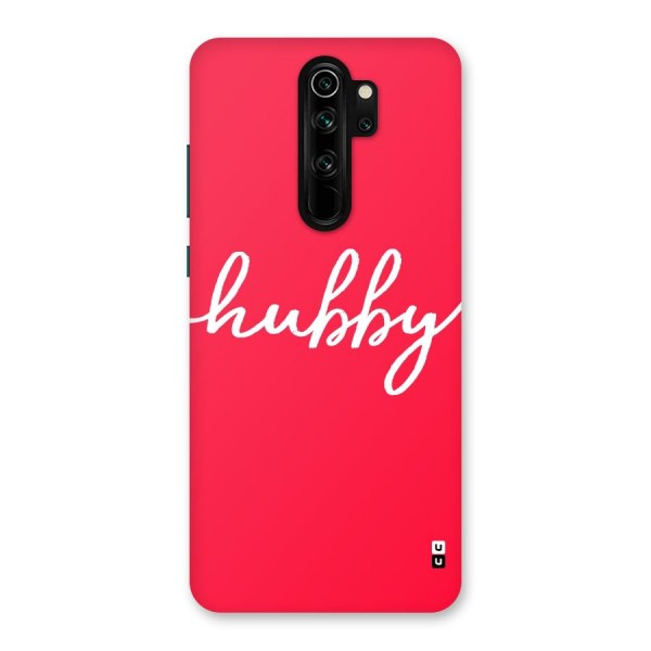 Hubby Back Case for Redmi Note 8 Pro