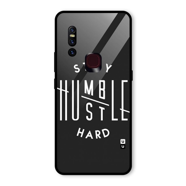 Hustle Hard Glass Back Case for Vivo V15