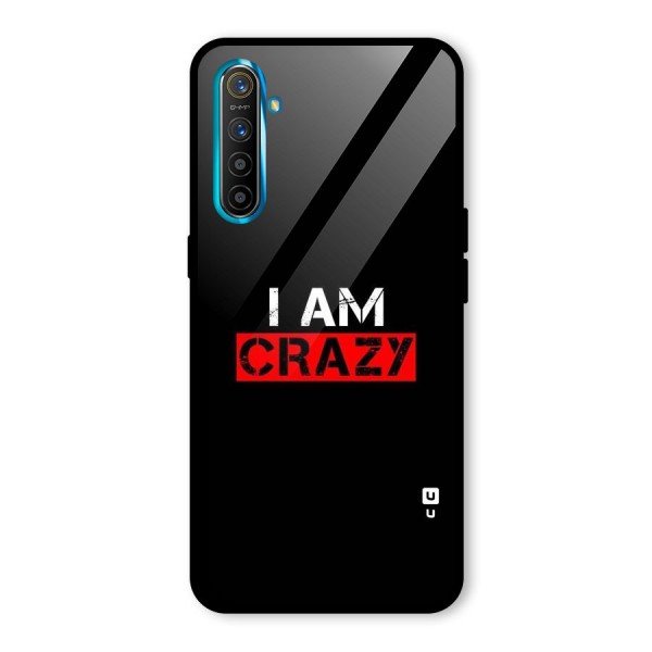 I am Crazy Glass Back Case for Realme XT