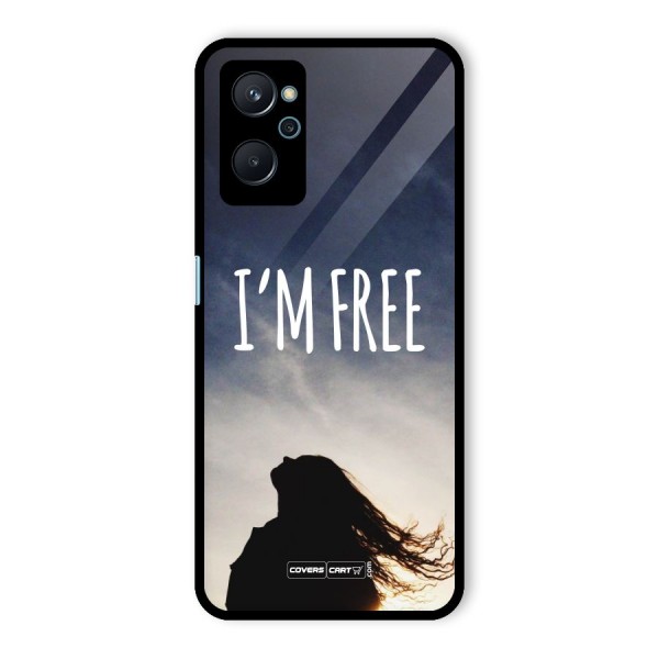 I m Free Glass Back Case for Realme 9i