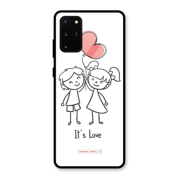 Its Love Glass Back Case for Galaxy S20 Plus