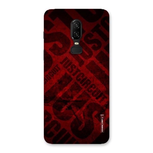 Just Circuit Back Case for OnePlus 6