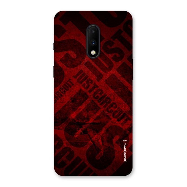 Just Circuit Back Case for OnePlus 7