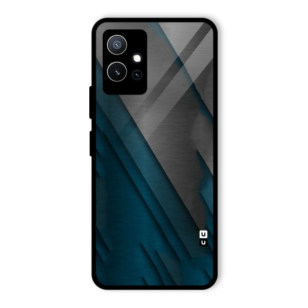 Just Lines Glass Back Case for Vivo T1 5G