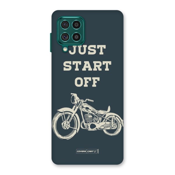 Just Start Off Back Case for Galaxy F62