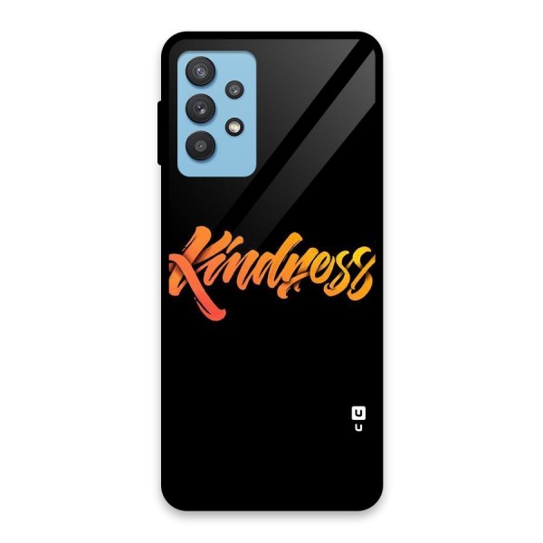 Kindness Glass Back Case for Galaxy M32 5G