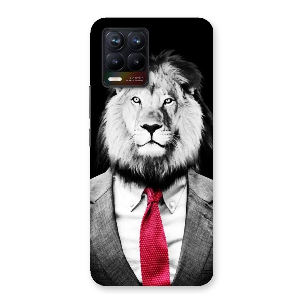 Lion with Red Tie Back Case for Realme 8