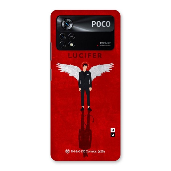 Lucifer Archangel Shadow Back Case for Poco X4 Pro 5G