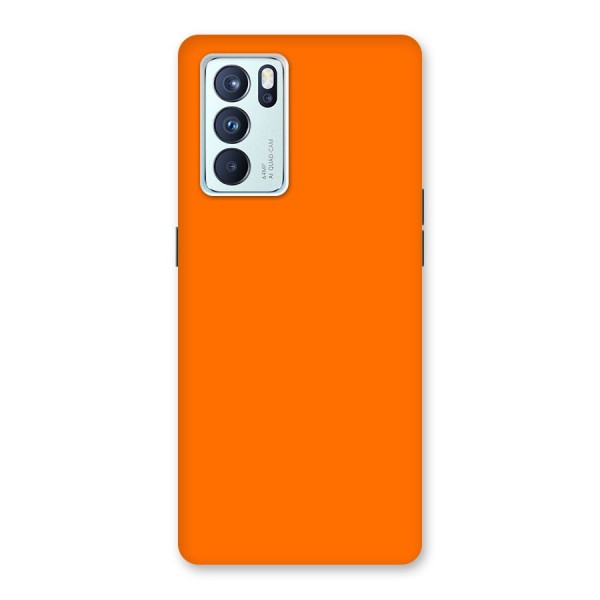 Mac Orange Back Case for Oppo Reno6 Pro 5G