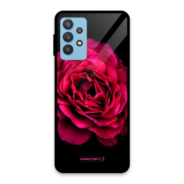 Magical Rose Glass Back Case for Galaxy M32 5G