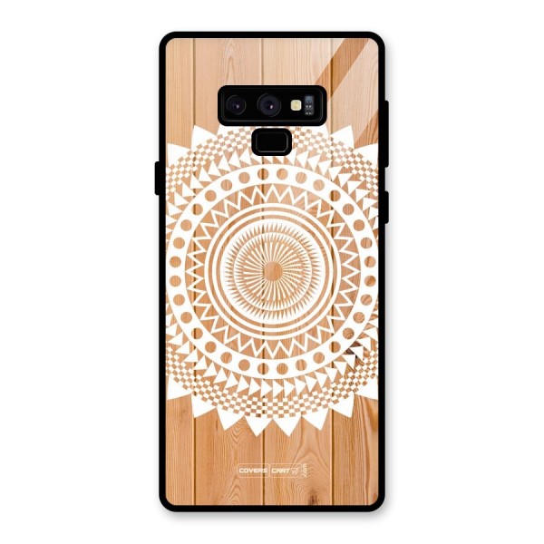 Mandala Design Glass Back Case for Galaxy Note 9