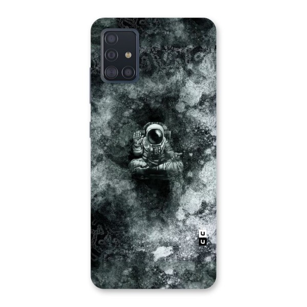 Meditating Spaceman Back Case for Galaxy A51