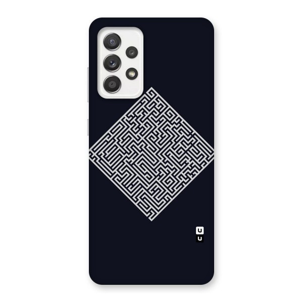 Minimal Maze Pattern Back Case for Galaxy A52