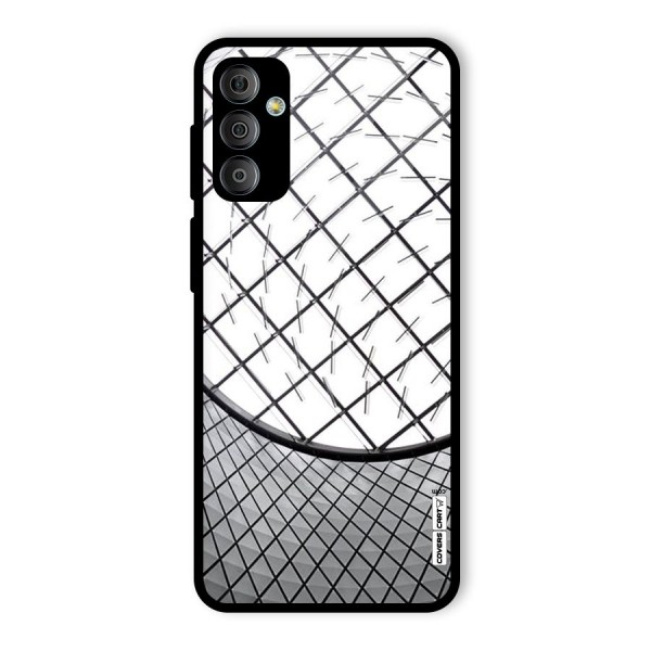 Modern Abstract Pattern Glass Back Case for Galaxy F23