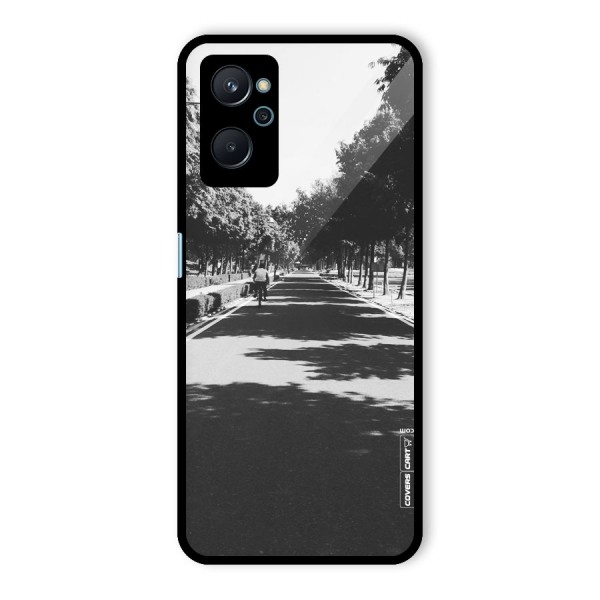 Monochrome Path Glass Back Case for Realme 9i