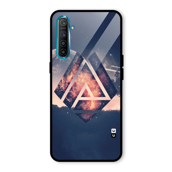 Moon Abstract Glass Back Case for Realme XT