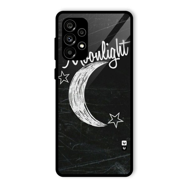 Moon Light Glass Back Case for Galaxy A73 5G