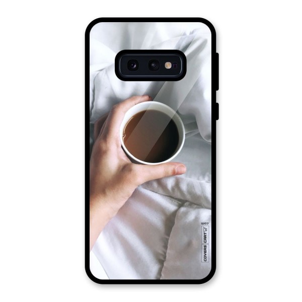 Morning Mocha Glass Back Case for Galaxy S10e