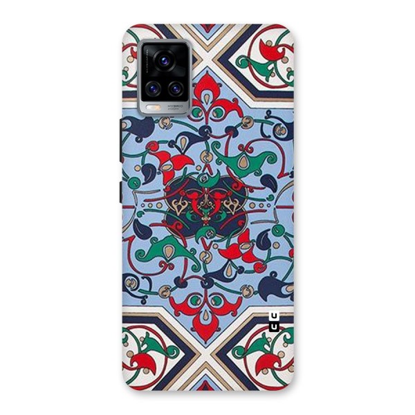 Multi Block Pattern Back Case for Vivo V20 Pro