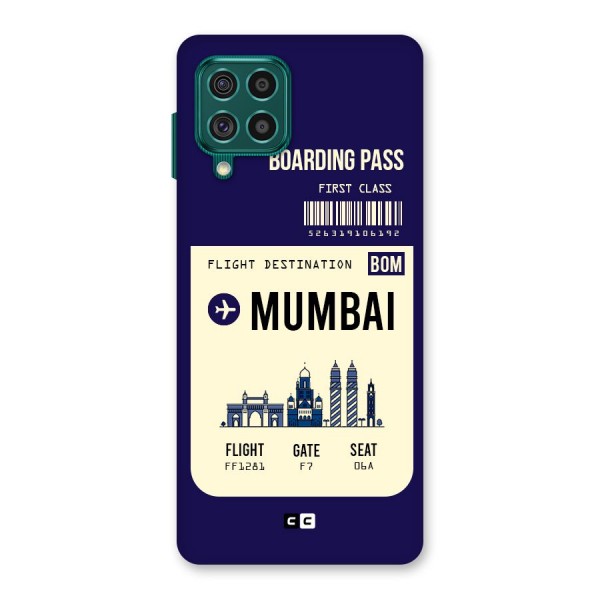 Mumbai Boarding Pass Back Case for Galaxy F62