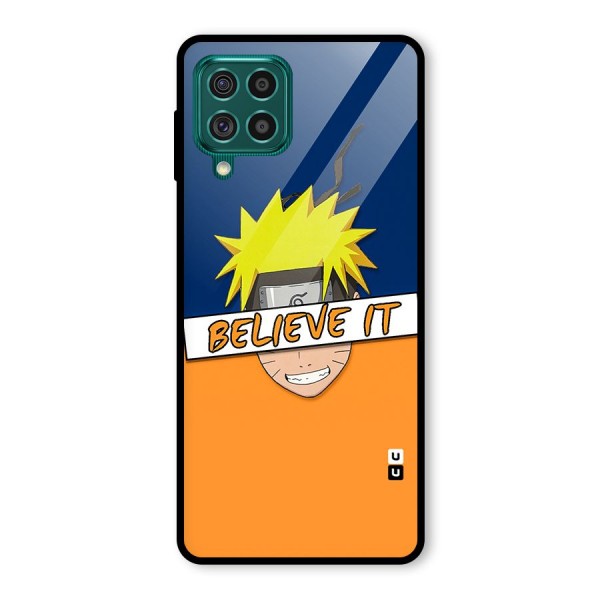 Naruto Believe It Glass Back Case for Galaxy F62