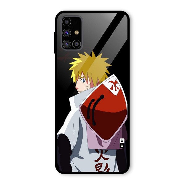 Naruto Hokage Glass Back Case for Galaxy M31s