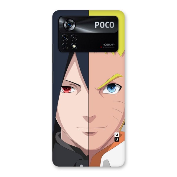 Naruto and Sasuke Back Case for Poco X4 Pro 5G