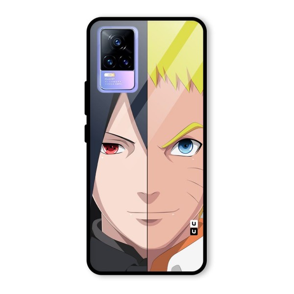 Naruto and Sasuke Glass Back Case for Vivo Y73