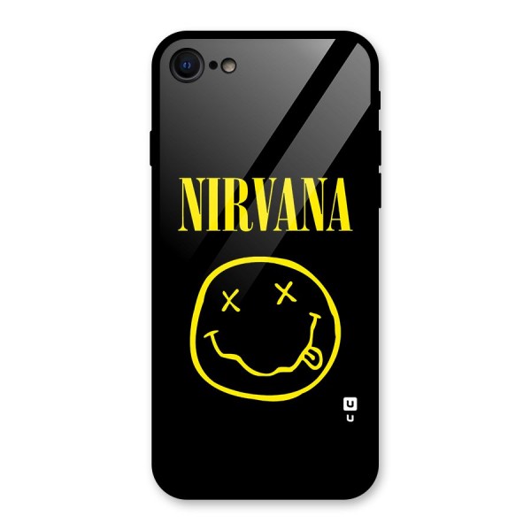 Nirvana Smiley Glass Back Case for iPhone SE 2022