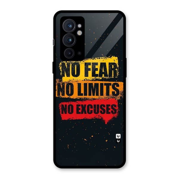 No Fear No Limits Glass Back Case for OnePlus 9RT 5G