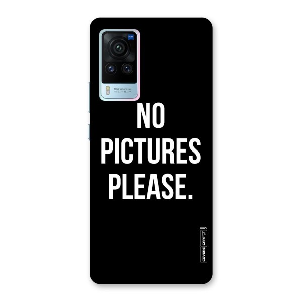 No Pictures Please Back Case for Vivo X60 Pro