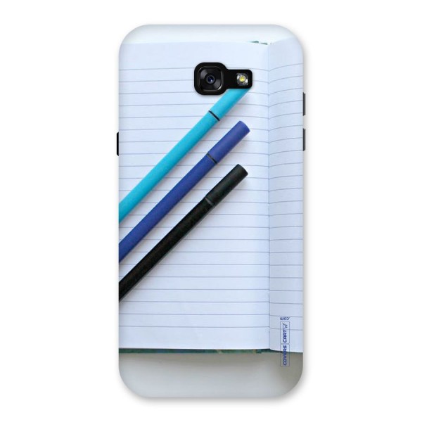 Notebook And Pens Back Case for Galaxy A7 (2017)