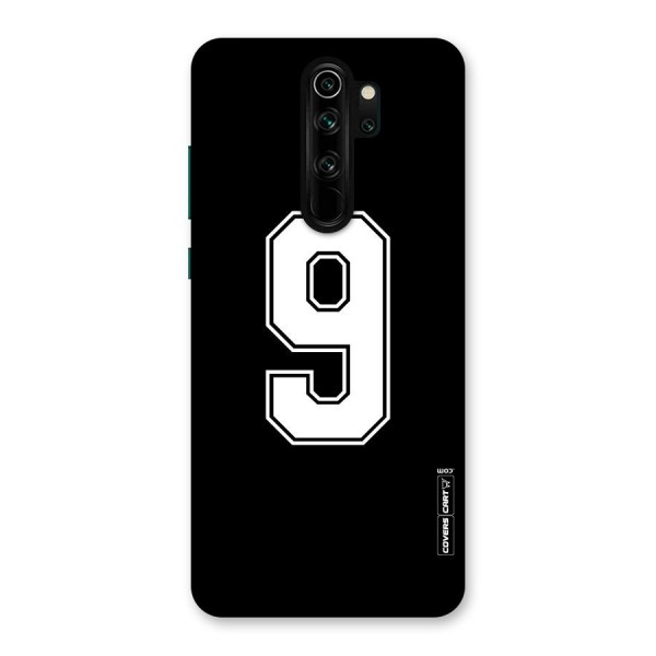 Number 9 Back Case for Redmi Note 8 Pro